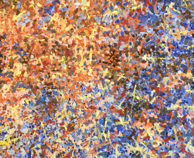 C通信ドローイング終了ー　Painting again 絵を再びつくりだす