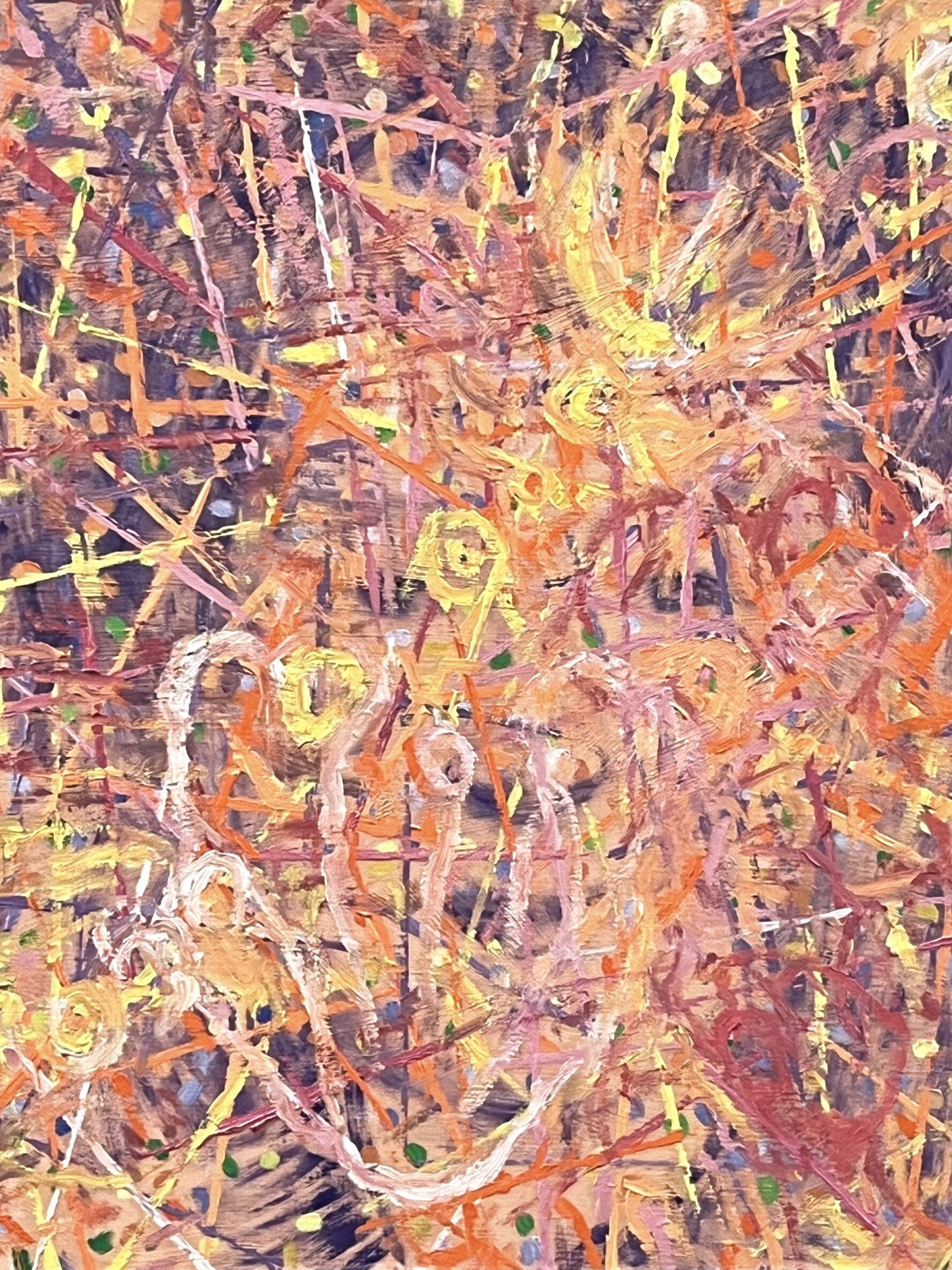 The Over painting as a Quantum Transmutation with a Pentimento effect.