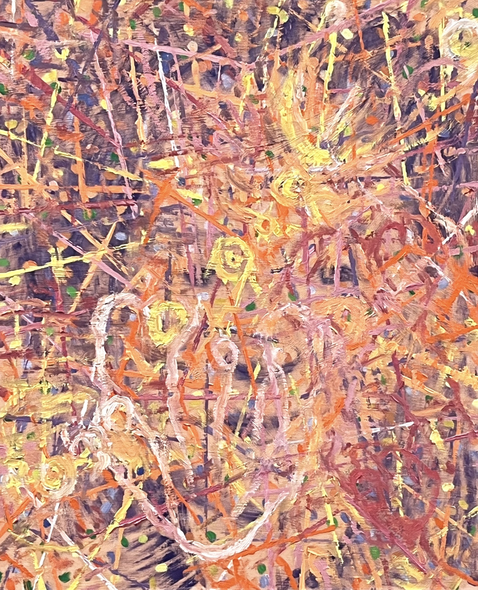 The Over painting as a Quantum Transmutation with a Pentimento effect.